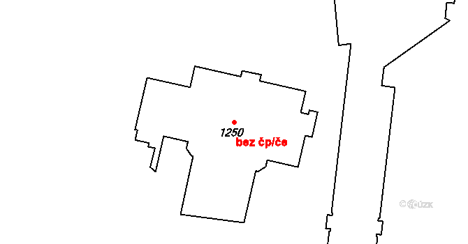 České Budějovice 41736796 na parcele st. 1250 v KÚ České Budějovice 7, Katastrální mapa
