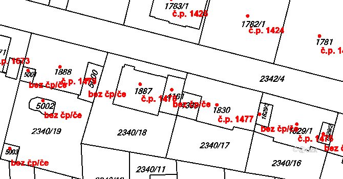Rakovník 44429797 na parcele st. 4161 v KÚ Rakovník, Katastrální mapa