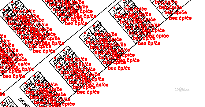 Neratovice 45384797 na parcele st. 2955 v KÚ Neratovice, Katastrální mapa
