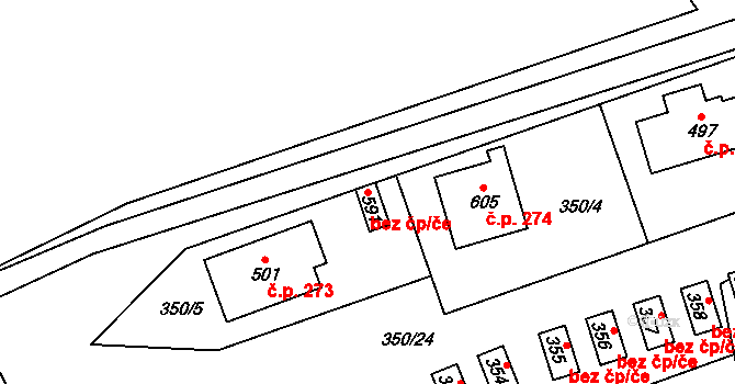 Liběchov 42609798 na parcele st. 591 v KÚ Liběchov, Katastrální mapa
