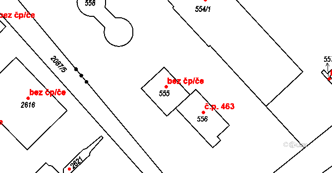 Sepekov 43072798 na parcele st. 555 v KÚ Sepekov, Katastrální mapa