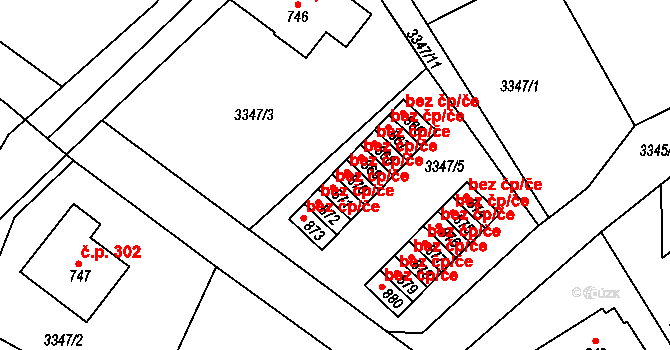 Dolní Čermná 48164798 na parcele st. 870 v KÚ Dolní Čermná, Katastrální mapa