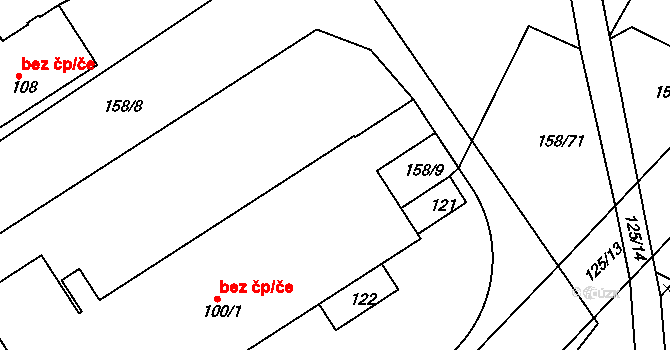 Jedousov 43445799 na parcele st. 100/1 v KÚ Jedousov, Katastrální mapa