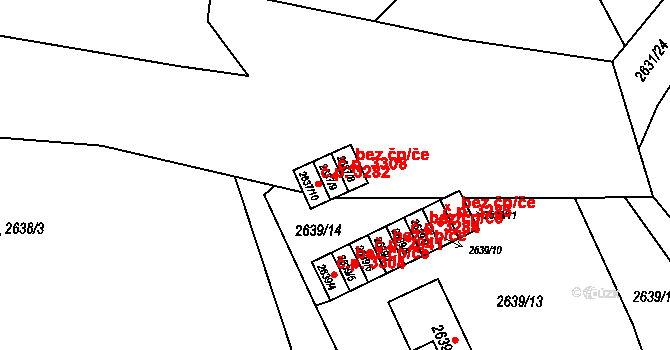 Přerov 43833799 na parcele st. 2637/9 v KÚ Přerov, Katastrální mapa