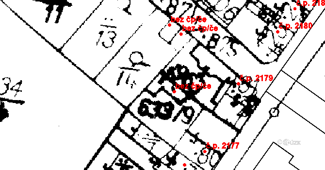 Roudnice nad Labem 41713800 na parcele st. 963 v KÚ Podlusky, Katastrální mapa