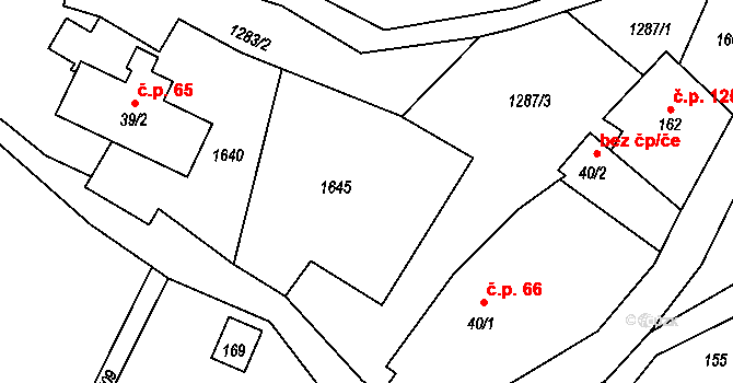 Heřmanov 41559801 na parcele st. 39/1 v KÚ Fojtovice u Heřmanova, Katastrální mapa