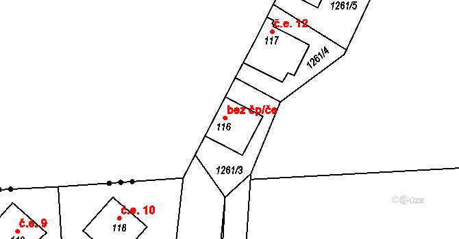 Vilice 11, Katastrální mapa