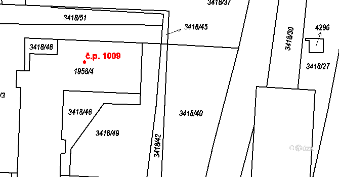 Trhové Sviny 104588802 na parcele st. 2654 v KÚ Trhové Sviny, Katastrální mapa