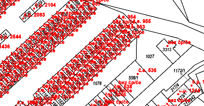 Sezimovo Ústí 636, Katastrální mapa