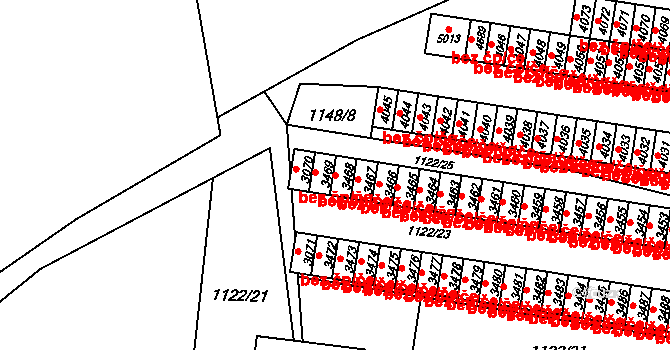 Rožnov pod Radhoštěm 45661804 na parcele st. 3468 v KÚ Rožnov pod Radhoštěm, Katastrální mapa