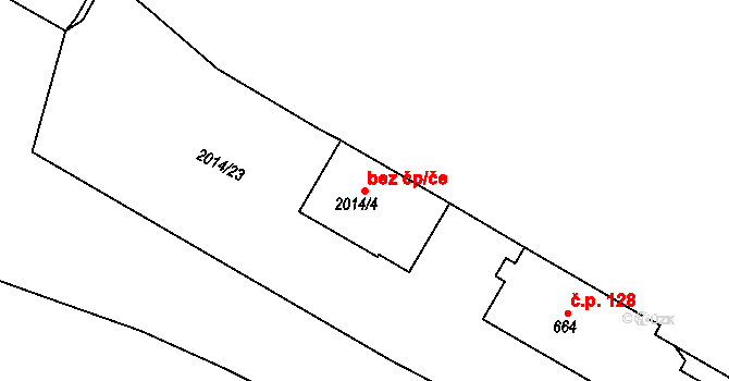 Petrovice u Karviné 48693804 na parcele st. 2014/4 v KÚ Petrovice u Karviné, Katastrální mapa