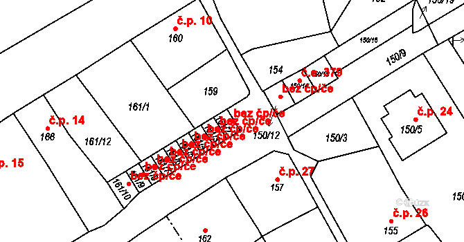 Horšovský Týn 50393804 na parcele st. 161/2 v KÚ Horšovský Týn, Katastrální mapa
