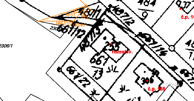 Dlouhoňovice 149, Katastrální mapa