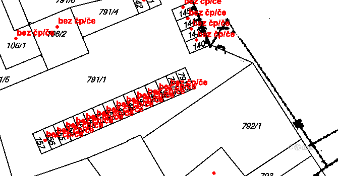 Pohorská Ves 41891805 na parcele st. 139 v KÚ Pivonice u Pohorské Vsi, Katastrální mapa