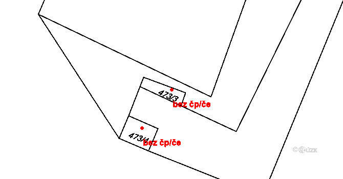 Strupčice 45067805 na parcele st. 473/3 v KÚ Strupčice, Katastrální mapa