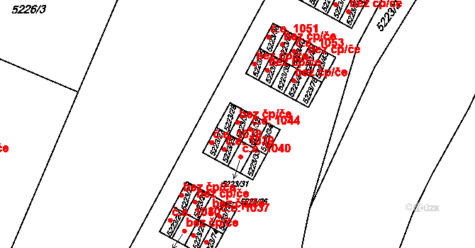 Litoměřice 47619805 na parcele st. 5223/30 v KÚ Litoměřice, Katastrální mapa
