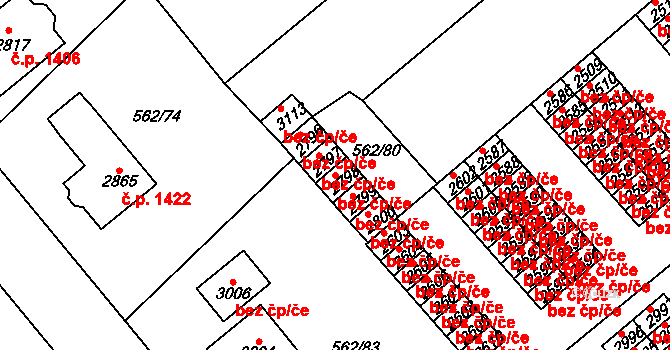 Neratovice 45417806 na parcele st. 2798 v KÚ Neratovice, Katastrální mapa