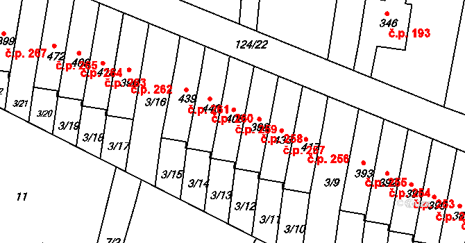 Malá Skalice 259, Česká Skalice na parcele st. 408 v KÚ Malá Skalice, Katastrální mapa