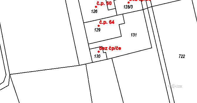 Dolany 44390807 na parcele st. 130 v KÚ Dolany u Kladna, Katastrální mapa