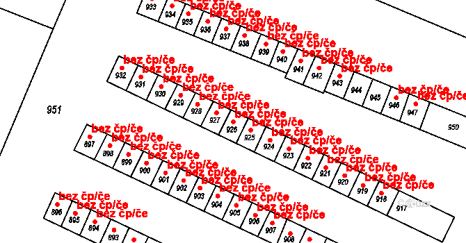 Horní Benešov 49922807 na parcele st. 926 v KÚ Horní Benešov, Katastrální mapa