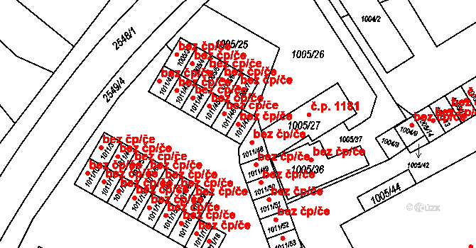 Bohumín 38219808 na parcele st. 1011/47 v KÚ Nový Bohumín, Katastrální mapa