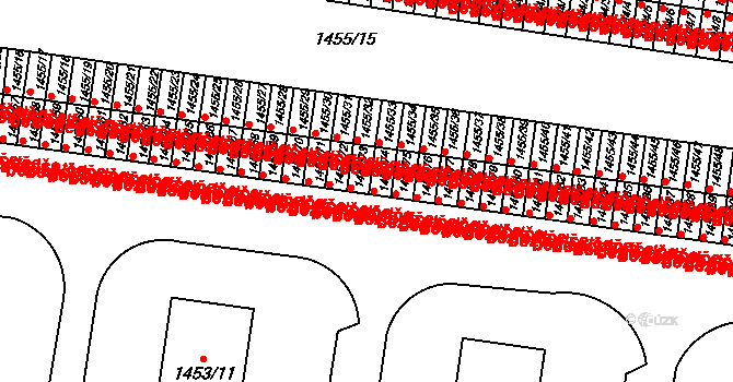 Kosmonosy 39290808 na parcele st. 1453/73 v KÚ Kosmonosy, Katastrální mapa