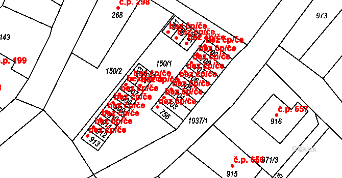 Chrast 47882808 na parcele st. 704 v KÚ Chrast, Katastrální mapa