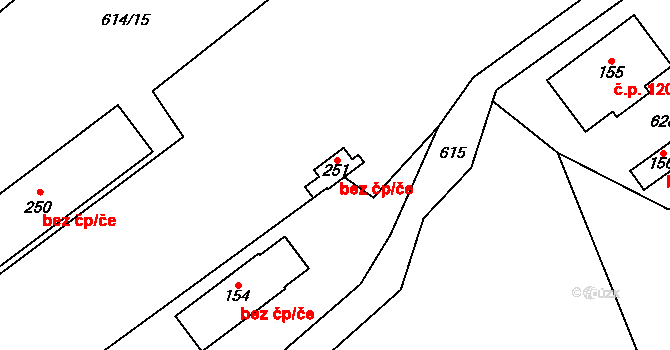 Teplice nad Metují 42370809 na parcele st. 251 v KÚ Dolní Teplice, Katastrální mapa