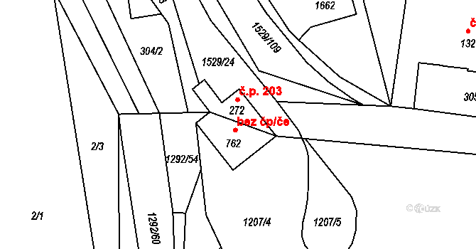 Mořkov 44829809 na parcele st. 762 v KÚ Mořkov, Katastrální mapa