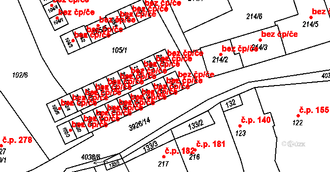 Kryry 47134810 na parcele st. 215/3 v KÚ Kryry, Katastrální mapa