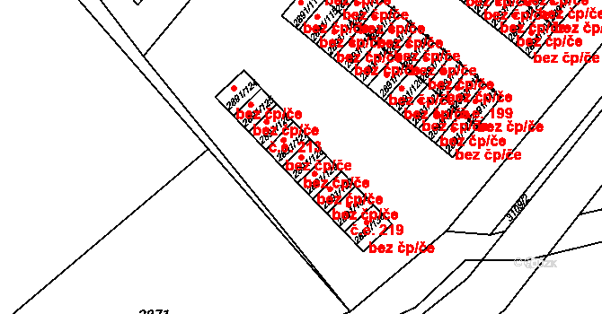Orlová 43937811 na parcele st. 2891/128 v KÚ Poruba u Orlové, Katastrální mapa