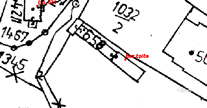 Jablonné v Podještědí 45907811 na parcele st. 658 v KÚ Jablonné v Podještědí, Katastrální mapa