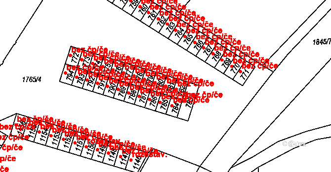 Rtyně v Podkrkonoší 49535811 na parcele st. 781 v KÚ Rtyně v Podkrkonoší, Katastrální mapa