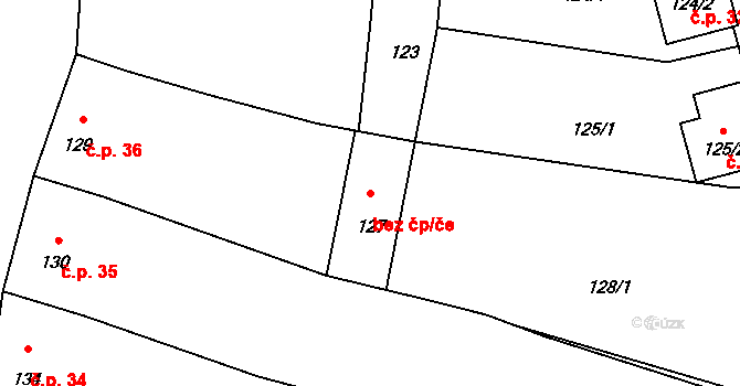 Opatovice 46060812 na parcele st. 127 v KÚ Opatovice u Rajhradu, Katastrální mapa