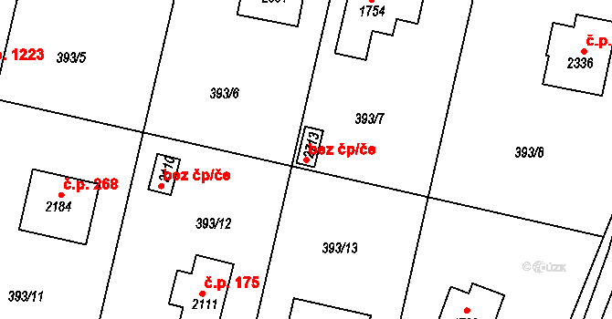 Hradištko 48849812 na parcele st. 2713 v KÚ Hradištko pod Medníkem, Katastrální mapa