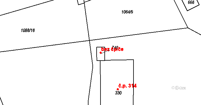 Hazlov 50092812 na parcele st. 740 v KÚ Hazlov, Katastrální mapa