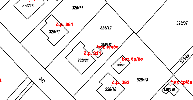 Krmelín 104017813 na parcele st. 328/147 v KÚ Krmelín, Katastrální mapa