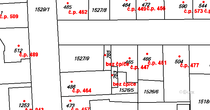 Sezemice 42058813 na parcele st. 765 v KÚ Sezemice nad Loučnou, Katastrální mapa