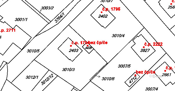 Rakovník 38619814 na parcele st. 4439 v KÚ Rakovník, Katastrální mapa