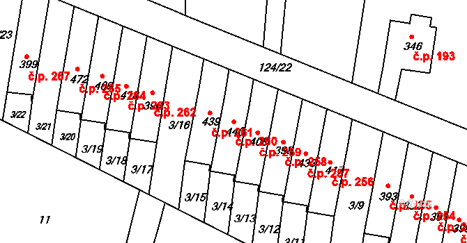 Malá Skalice 260, Česká Skalice na parcele st. 440 v KÚ Malá Skalice, Katastrální mapa