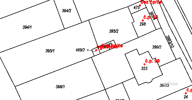Kurdějov 93167814 na parcele st. 469/2 v KÚ Kurdějov, Katastrální mapa