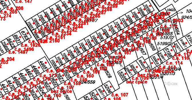 Hodonín 2472 na parcele st. 4490 v KÚ Hodonín, Katastrální mapa