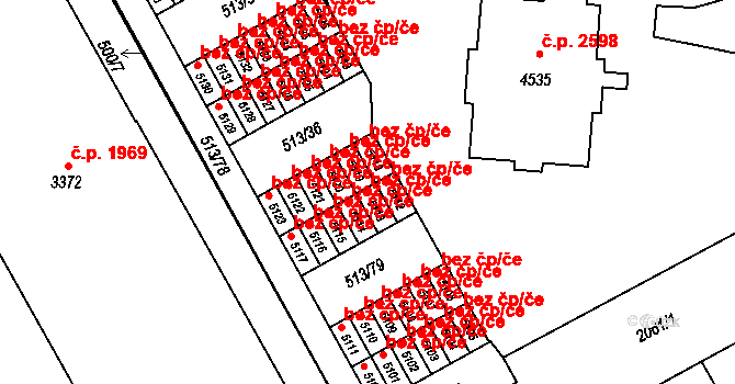 Šumperk 42017815 na parcele st. 5113 v KÚ Šumperk, Katastrální mapa