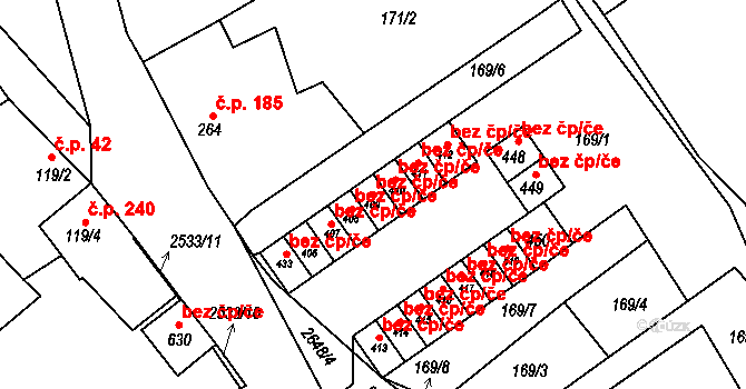 Libá 42874815 na parcele st. 409 v KÚ Libá, Katastrální mapa