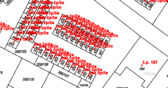 Třemošnice 43319815 na parcele st. 431 v KÚ Třemošnice nad Doubravou, Katastrální mapa
