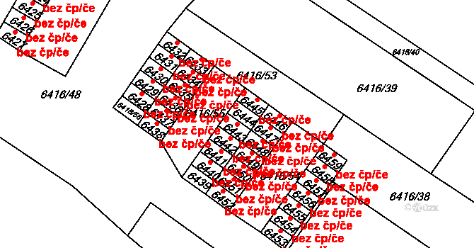 Žďár nad Sázavou 48012815 na parcele st. 6443 v KÚ Město Žďár, Katastrální mapa