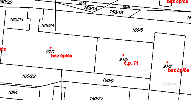 Objekt 47575816, Katastrální mapa