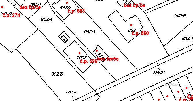 Rožmitál pod Třemšínem 38662817 na parcele st. 1133 v KÚ Rožmitál pod Třemšínem, Katastrální mapa