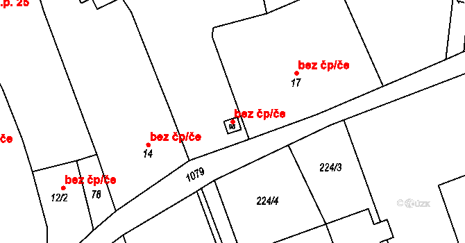 Proseč 47731818 na parcele st. 98 v KÚ Miřetín, Katastrální mapa