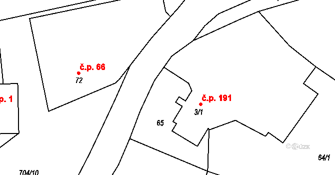 Kovářov 3, Katastrální mapa